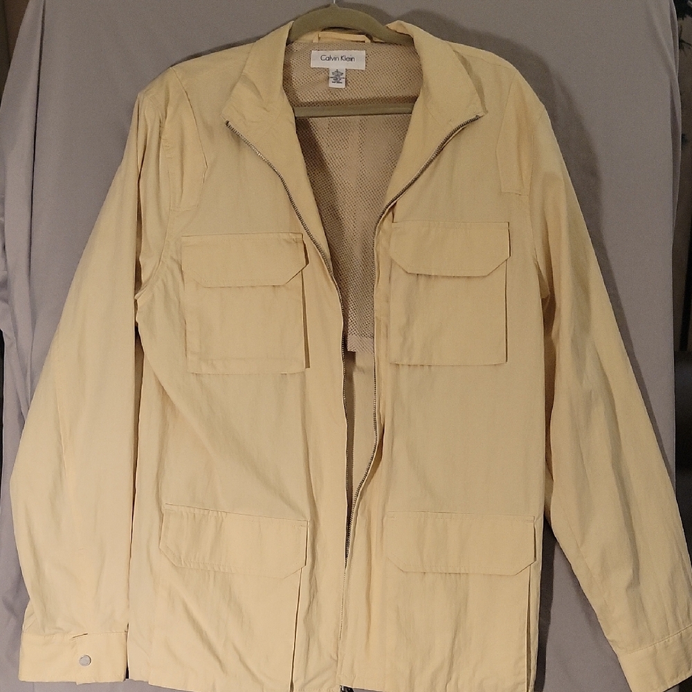 Calvin Klein Men's Tan Lightweight Jacket